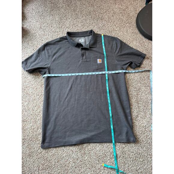 CARHARTT Men's collared polo/shirt; size XL TALL Loose Fit; Cotton Blend - Picture 4 of 8